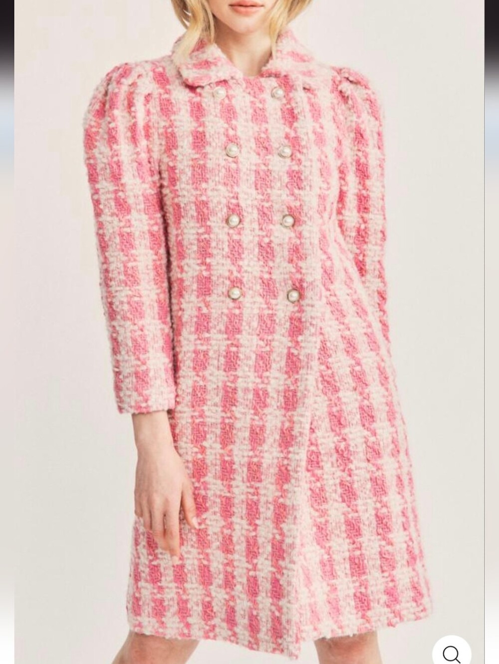 LoveShackFancy Pink Hills Armstrong Coat